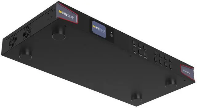 Alt view image 6 of 7 - BZBGEAR 8x8 4K UHD HDMI 2.0 Matrix Switcher with Audio De-embedding and Independent Routing (4K60 - 4:4:4 and HDR Support)