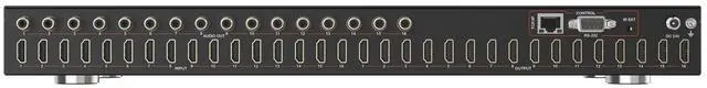 Alt view image 4 of 7 - BZBGEAR 16x16 4K UHD HDMI 2.0 Matrix Switcher with Audio De-embedding and Independent Routing (4K60 - 4:4:4 and HDR Support)