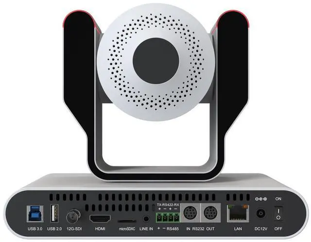 Alt view image 2 of 7 - BZBGEAR 12X 4K UHD AUTO TRACKING HDMI 2.0/12G-SDI/USB 2.0/USB 3.0 Live Streaming PTZ Camera with Tally Lights (White)