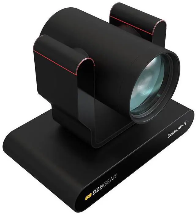 Alt view image 3 of 7 - BZBGEAR 12X 4K UHD AUTO TRACKING HDMI 2.0/12G-SDI/USB 2.0/USB 3.0 Dante AV-H Live Streaming PTZ Camera with Tally Lights (Black)
