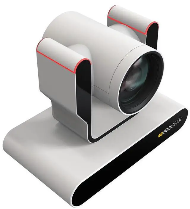 Alt view image 3 of 7 - BZBGEAR 12X 1080P FHD Auto Tracking HDMI/3G-SDI/USB 2.0/USB 3.0 Live Streaming PTZ Camera with Tally Lights (White)