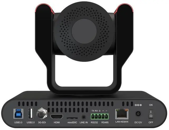 Alt view image 2 of 7 - BZBGEAR 30X 1080P FHD Auto Tracking HDMI/3G-SDI/USB 2.0/USB 3.0/NDI|HX Live Streaming PTZ Camera with Tally Lights (Black)
