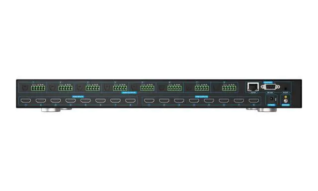 Alt view image 10 of 13 - BZB GEAR BG-8K-88MA 8x8 8K 48Gbps HDMI 2.1 Matrix Switcher with Scaler