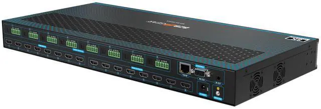 Alt view image 9 of 13 - BZB GEAR BG-8K-88MA 8x8 8K 48Gbps HDMI 2.1 Matrix Switcher with Scaler
