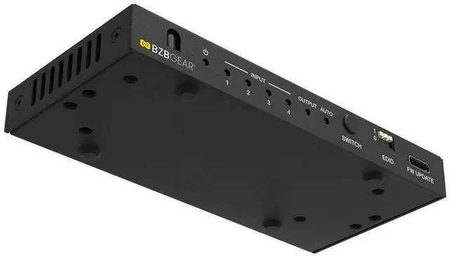 Alt view image 7 of 7 - BZBGEAR 4x1 8K UHD HDMI/USB-C 2.1 Switcher (8K60/4K120Hz 4:4:4 VRR/ALLM/QMS/QFT/SBTM Support)