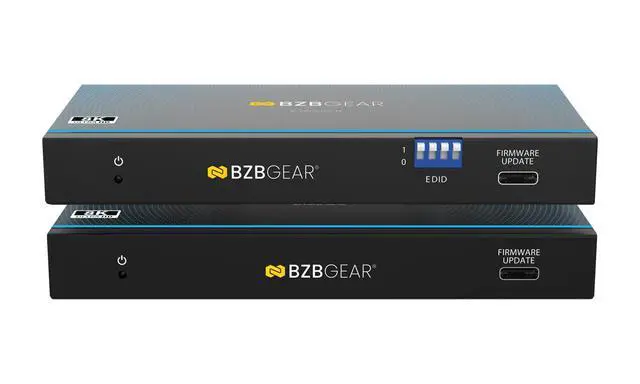 Main image of BZBGEAR 8K UHD HDMI HDBaseT Long Range Extender with Bi-directional IR/RS-232/CEC up to 490ft
