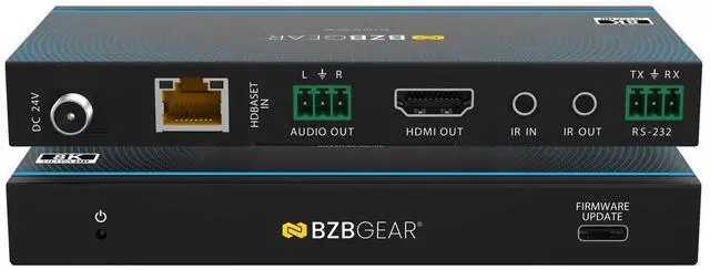 Alt view image 3 of 7 - BZBGEAR 8K UHD HDMI HDBaseT Long Range Extender with Bi-directional IR/RS-232/CEC up to 490ft