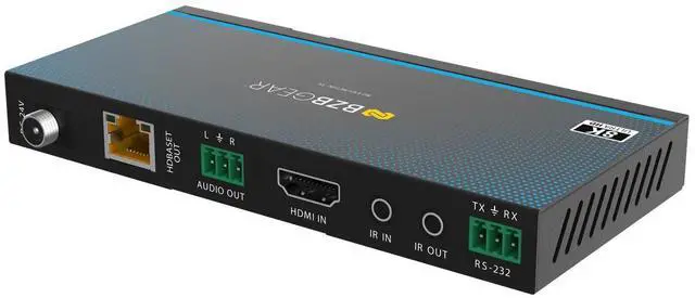 Alt view image 7 of 7 - BZBGEAR 8K UHD HDMI HDBaseT Long Range Extender with Bi-directional IR/RS-232/CEC up to 490ft