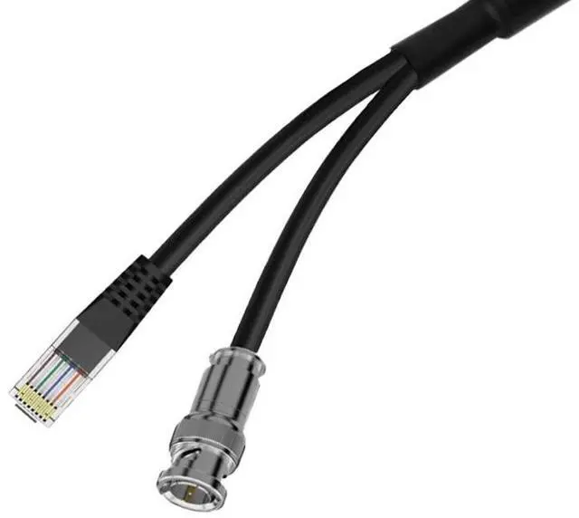 Main image of BZBGEAR 4K UHD 75ft 12G-SDI+ CAT6 Combo Cable