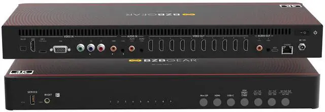 Main image of BZBGEAR 4K UHD Advanced Multi Input Video Wall Processor with Seamless Switching/Scaling/EDID Management for up to 9 Tvs
