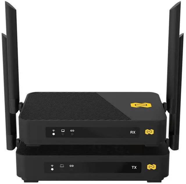 Main image of BZBGEAR 4K60 UHD Wireless HDMI Sender/Receiver Extender Kit with Ultra-Low Latency