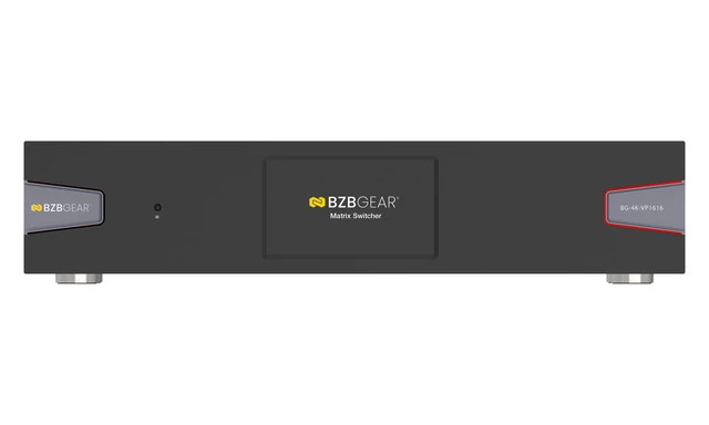 Alt view image 4 of 7 - BZBGEAR 16x16 4K UHD Seamless HDMI Matrix Switcher/Video Wall Processor/MultiViewer over Cat5e/6/7 Kit with 16 Receivers