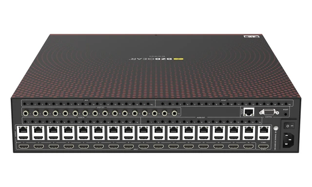 Alt view image 6 of 7 - BZBGEAR 16x16 4K UHD Seamless HDMI Matrix Switcher/Video Wall Processor/MultiViewer over Cat5e/6/7 Kit with 16 Receivers