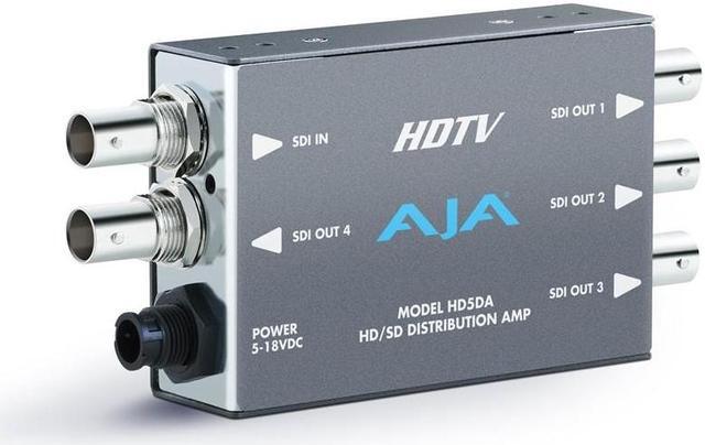 Alt view image 4 of 7 - AJA Video Systems - HD5DA - AJA VIDEO 4-way HD5DA Distribution Amplifier - 270MHz