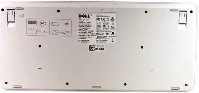 Alt view image 6 of 7 - New Dell Bluetooth Wireless White Keyboard & Mouse Kit Y853M 0Y853M CN-0Y853M