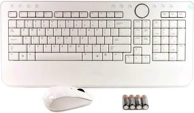 Main image of New Dell Bluetooth Wireless White Keyboard & Mouse Kit Y853M 0Y853M CN-0Y853M