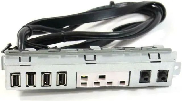 Alt view image 3 of 3 - Dell Optiplex MT 7020 9020 XE2 Front I/O Panel USB Audio Assembly 5F85N 05F85N cn-5f85n