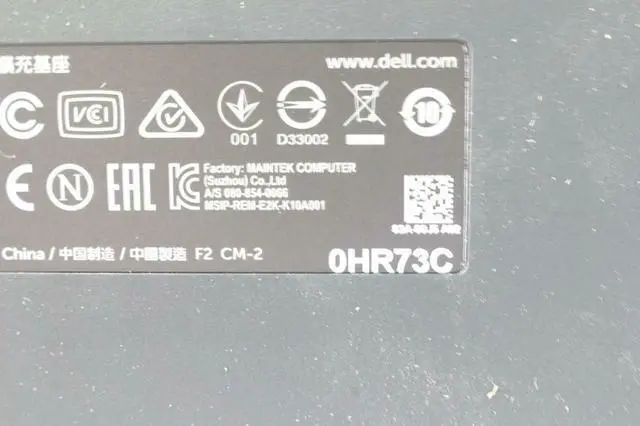 Alt view image 4 of 6 - LOT x 10 Dell K10A Venue 11 Pro 5130 7130 7139 7140 Tablet Docking Station HR73C HR73C CN-0HR73C 1V3M8 01V3M8 CN-01V3M8