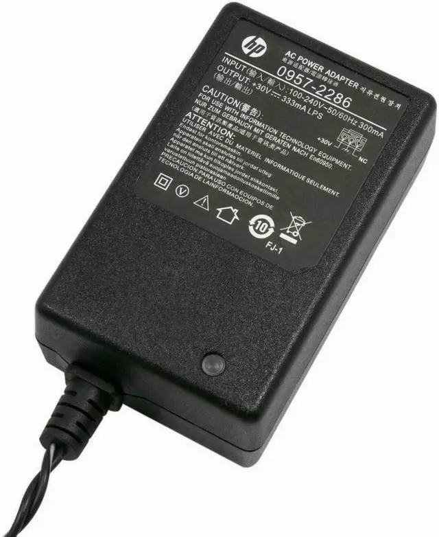 Alt view image 4 of 5 - Genuine HP 0957-2286 AC Printer Power Adapter HP 1000 1050 2050 3050 3052