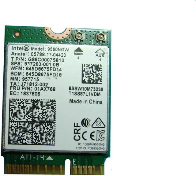 Alt view image 2 of 3 - Genuine HP OMEN 15-CE198WM 15-CE Series WI-FI Wireless Card 01AX768 937263-001
