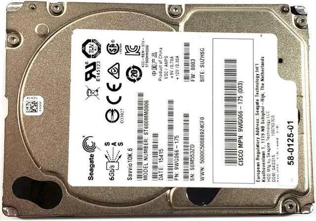 Alt view image 4 of 5 - New Seagate ST900MM0006 900GB 10000RPM 6Gb/s 64MB 2.5in SAS Hard Drive Savvio 10K.6