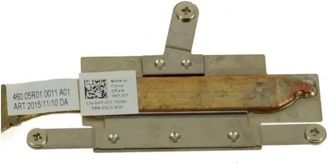 Alt view image 2 of 5 - Genuine Dell OEM Inspiron 11 (3153) CPU Heatsink Fan Assembly HTJD7 0HTJD7 CN-0HTJD7