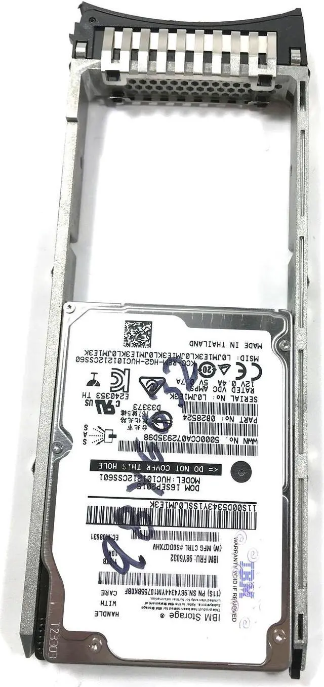 Alt view image 3 of 7 - Genuine IBM 1.2TB 10K 2.5 SAS HDD Hitachi HGST HUC101212CSS601 With caddy DS8870 98Y6032 98Y4344