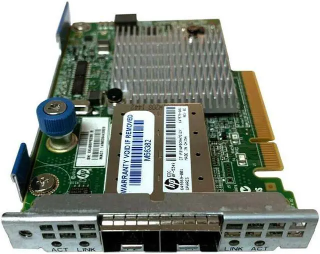 Alt view image 6 of 6 - HP Proliant Gen8 530FLR-SFP+ 2-Port 10Gb 10GbE Ethernet 647581-B21 649869-001