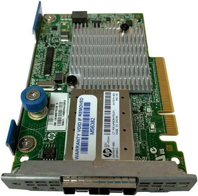 Alt view image 2 of 6 - HP Proliant Gen8 530FLR-SFP+ 2-Port 10Gb 10GbE Ethernet 647581-B21 649869-001