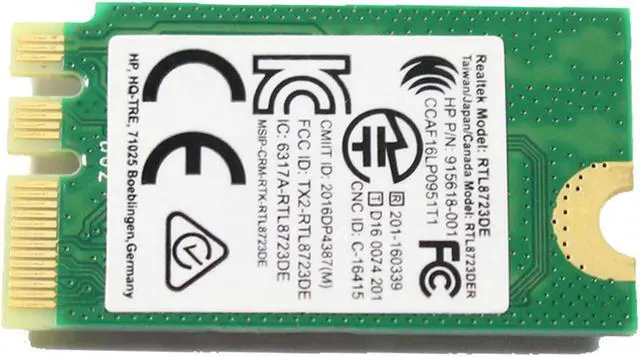 Alt view image 5 of 5 - HP Notebook 15-BW 15-BW008CA 17-AK Series Realtek RTL8723DE Laptop Wi-Fi Wireless Bluetooth Card AW-NB274NF 915618-001 927230-855 915619-001