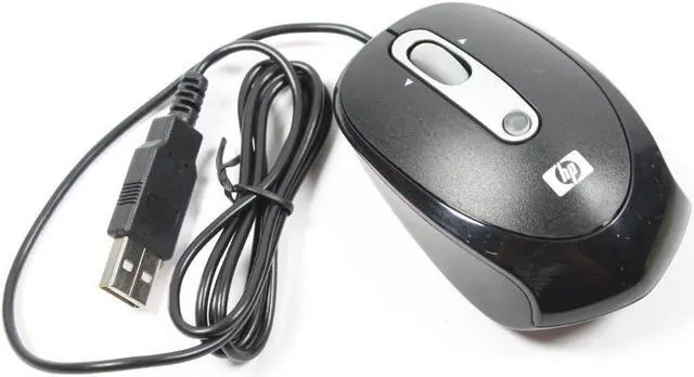 Alt view image 3 of 8 - Genuine HP Compaq BZ023AA USB Mobile Laser Mouse Black 634652-001 498105-001