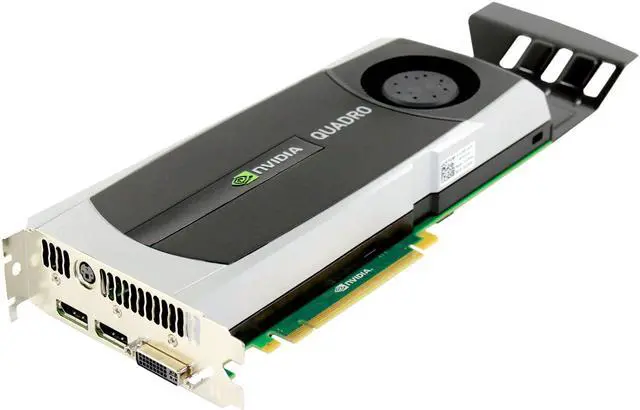 Alt view image 2 of 7 - NVIDIA Quadro 6000 VCQ6000-PB 6GB 384-bit GDDR5 PCI Express 2.0 x16 Workstation Video Card