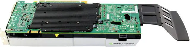 Alt view image 5 of 7 - NVIDIA Quadro 6000 VCQ6000-PB 6GB 384-bit GDDR5 PCI Express 2.0 x16 Workstation Video Card