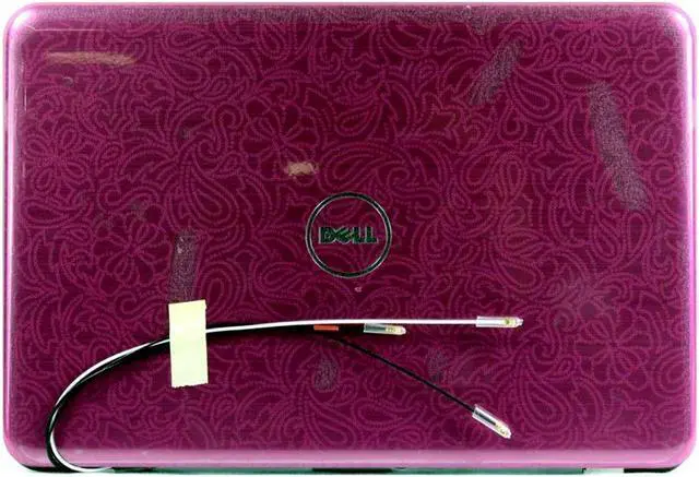 Alt view image 2 of 3 - Dell Inspiron 1120 (M101z) / 1121 LCD Back Cover Lid - Purple Pattern - 5VFWP