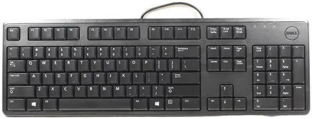 Main image of DELL Black USB Wired 104 Keys US English Layout Keyboard DJ458