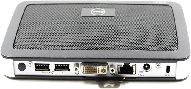 Alt view image 2 of 7 - Genuine DELL Wyse 3010 Tx0 T00X 0GB FLASH / 1GB RAM Citrix Thin Client- 72668- Complete Kit