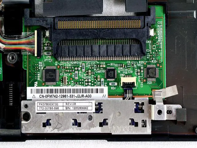 Alt view image 2 of 5 - Dell OEM Latitude E6400 Assembly Contactless Smart Card  Touchpad Palmrest TN281