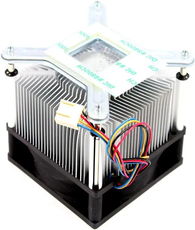 Alt view image 2 of 3 - HP Desktop CPU Processor Cooling Heatsink with Fan 460101J00600G