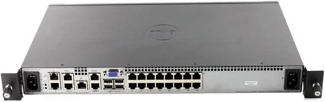 Alt view image 3 of 6 - OEM Dell KVM 2162DS 16 Ports IP Server Console Remote Network HUB Switch 20CFR