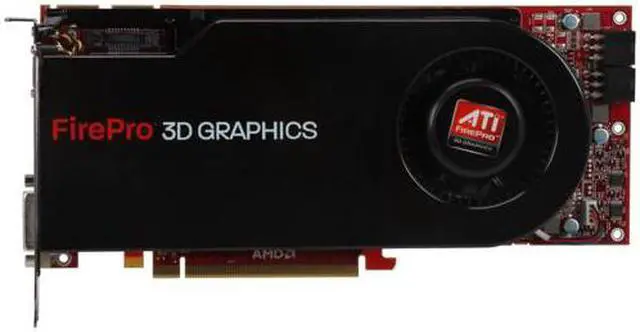 Alt view image 2 of 5 - AMD ATI Firepro V8700 1GB GDDR5 SDRAM 256-Bit 2560x1600 PCI Express 2.0 x16 Graphic Card G953M