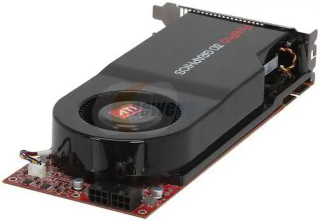 Alt view image 4 of 5 - AMD ATI Firepro V8700 1GB GDDR5 SDRAM 256-Bit 2560x1600 PCI Express 2.0 x16 Graphic Card G953M