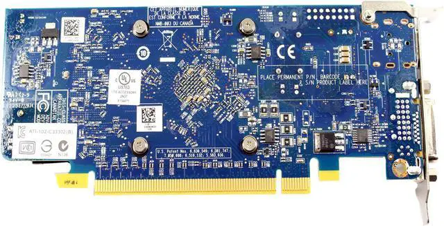 Alt view image 6 of 6 - AMD Radeon HD 7570 1GB GDDR5 128-bit 2560x1600 PCI Express 2.1 x16 HDMI DVI Graphic card 7X93V