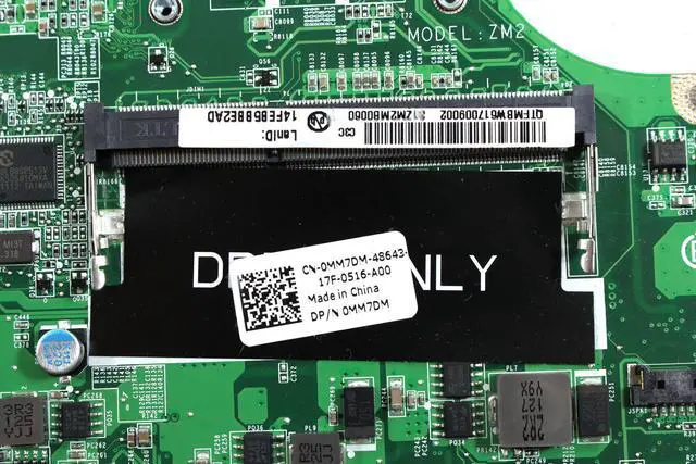 Alt view image 6 of 10 - Dell Latitude 2120 Intel NM10 Express Chipset Atom N455 1.66 GHz Dual-Core CPU DDR3 SDRAM Intel GMA 3150 Laptop Motherboard  MM7DM