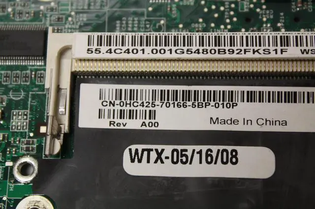 Alt view image 3 of 7 - Dell Inspiron 630m XPS M140 Intel Integrated Graphics Media Accelerator 900 DDR2 SDRAM Intel System Motherboard  HC425