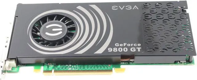 Alt view image 3 of 6 - EVGA Nvidia GeForce 9800 GT 1GB DDR3 256-bit DirectX 10 PCI Express 2.0 x16 Dual DVI PCI-E Video Card 01G-P3-N981-TR V9YND