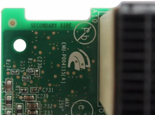 Alt view image 5 of 6 - Dell Emulex PowerEdge M610x Mezzanine Universal Converged Network Adapter H813T