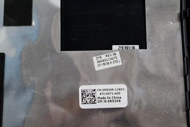 Alt view image 4 of 6 - Deep Cherry Red Dell OEM Vostro 1220 12.1" LCD Back Top LCD Back Cover R534R