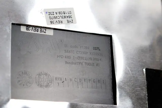 Alt view image 3 of 6 - Deep Cherry Red Dell OEM Vostro 1220 12.1" LCD Back Top LCD Back Cover R534R