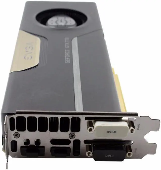 Alt view image 3 of 6 - EVGA Nvidia Geforce GTX 770 2GB GDDR5 256-bit Video Graphics Card 02G-P4-2770-KR