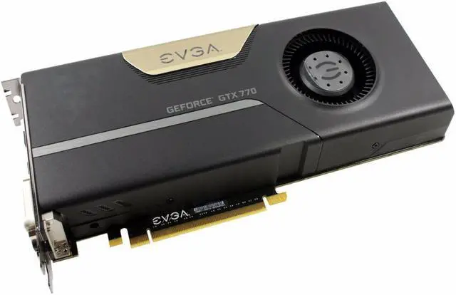 Alt view image 2 of 6 - EVGA Nvidia Geforce GTX 770 2GB GDDR5 256-bit Video Graphics Card 02G-P4-2770-KR